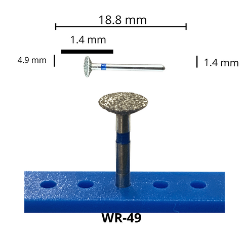 WR-49 Rueda Fresa Diamante Grano Medio Pza DT