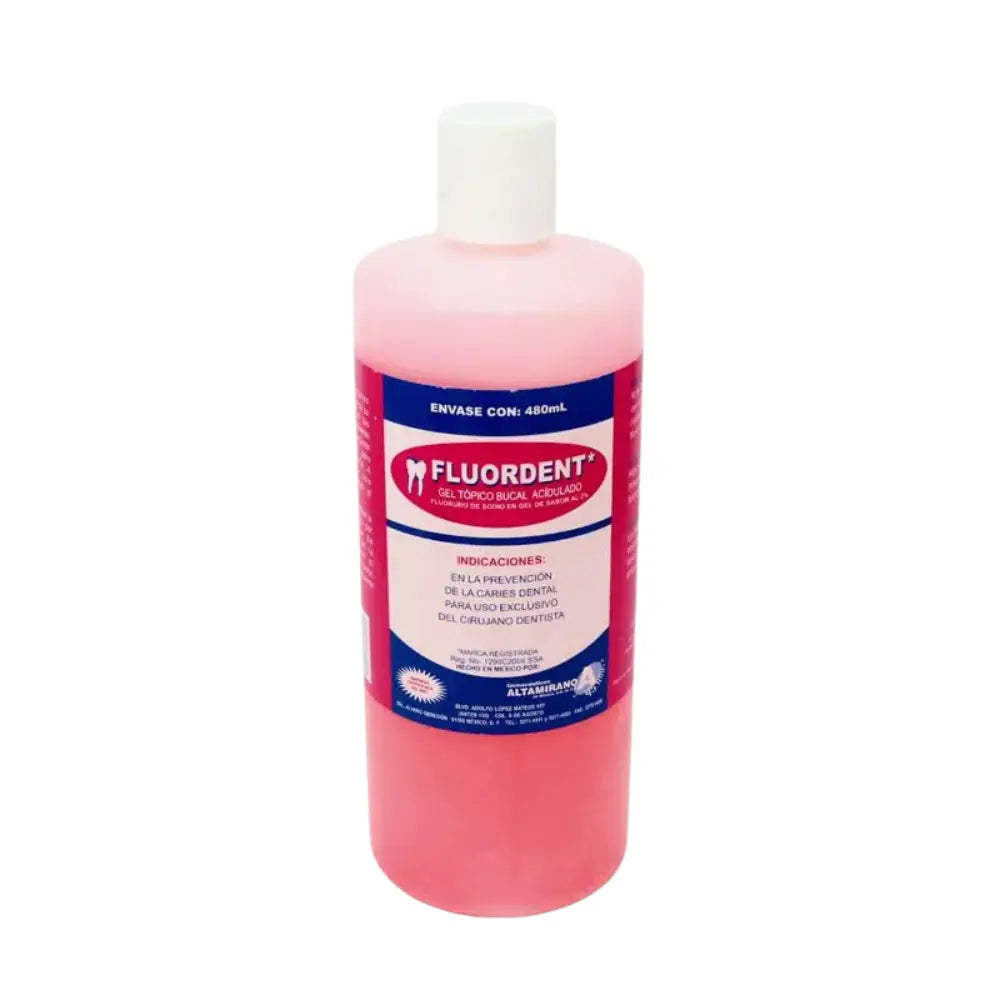 Fluordent Fluoruro de Sodio Gel 2% 480ml Altamirano