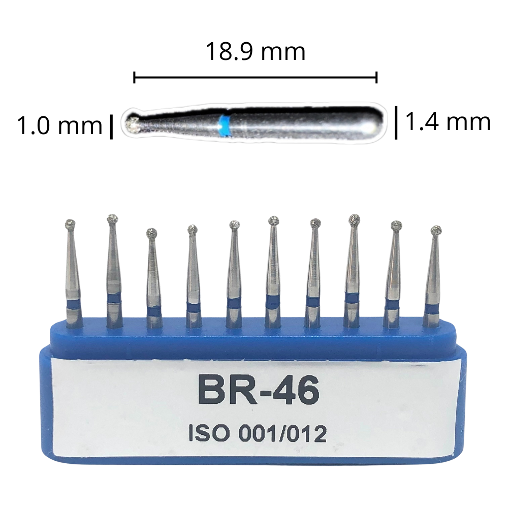 BR-46 Bola Fresa Diamante Grano Medio C/10