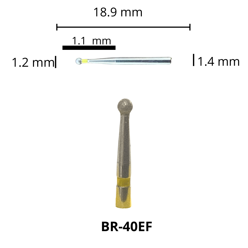 BR-40EF Bola Fresa Diamante Grano XFino Pz