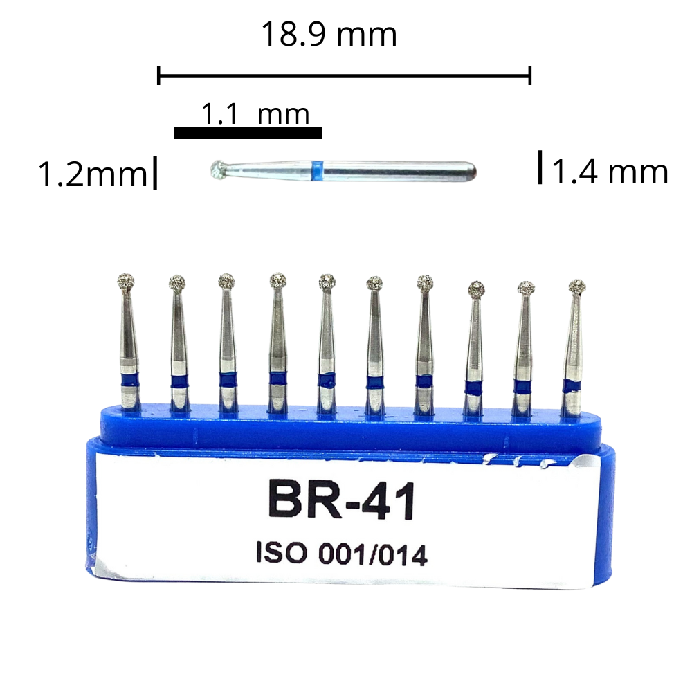 BR-41  Bola Fresa Diamante Grano Medio C/10