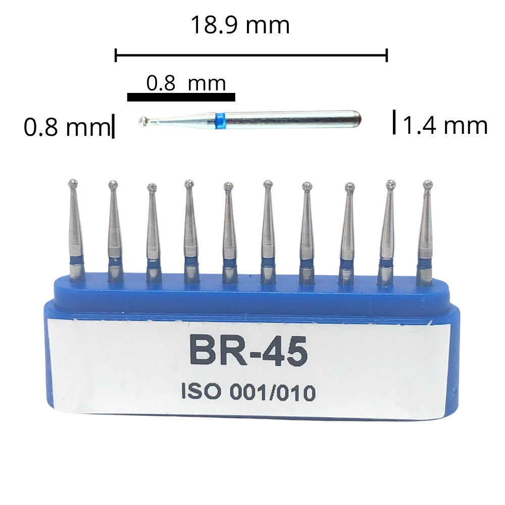 BR-45 Bola Fresa Diamante Grano Medio C/10