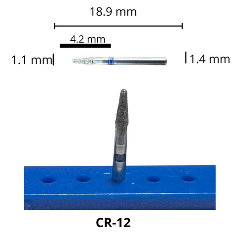 CR-12 Cono Fresa Diamante Grano Medio Pza DT