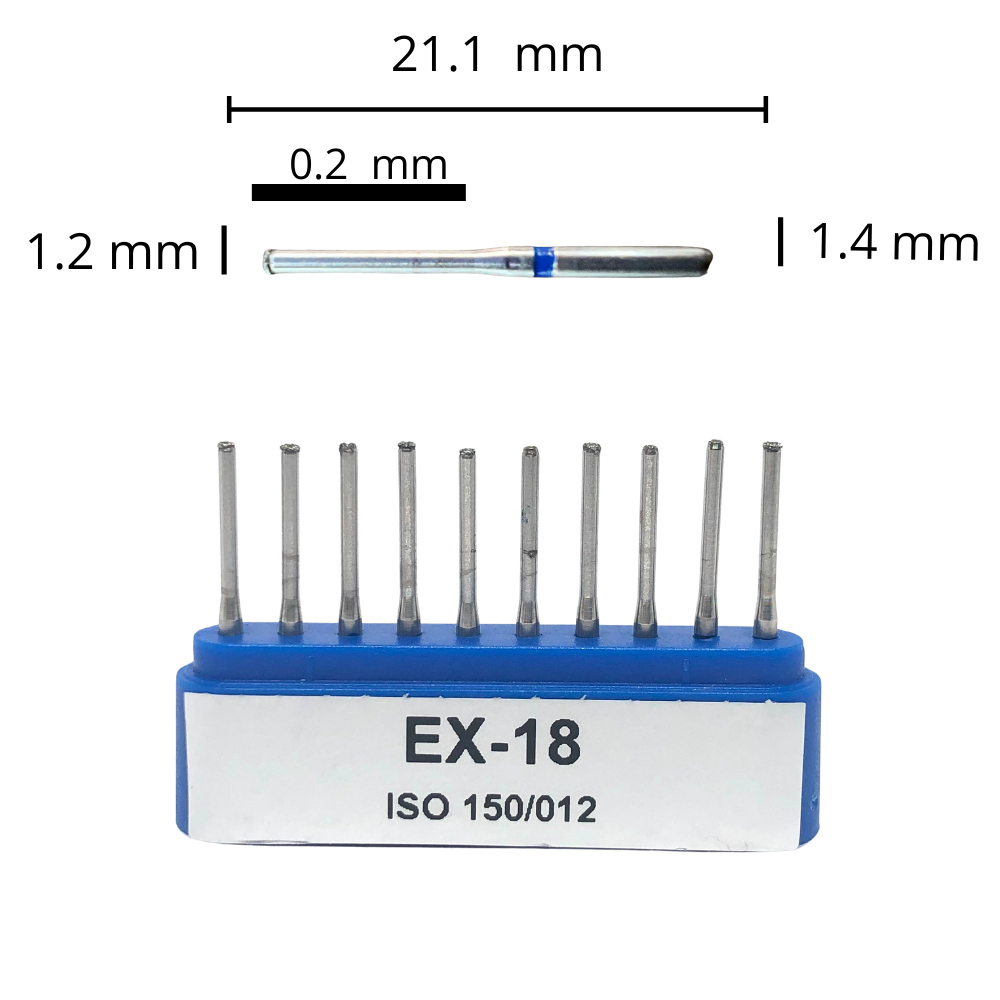 EX-18 Rueda Fresa Diamante Grano Medio C/10 DT