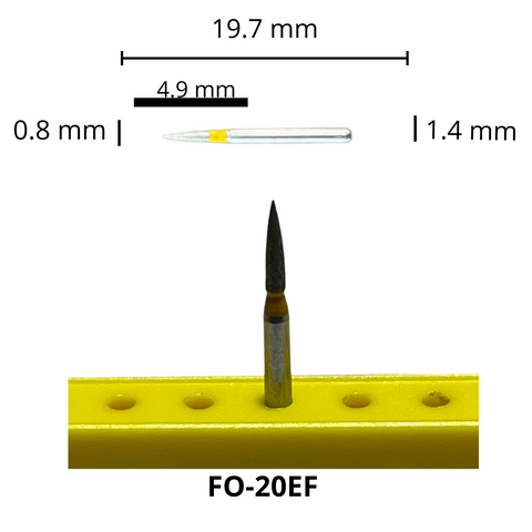 FO-20EF Flama Fresa Diamante Grano X Fino Pza DT