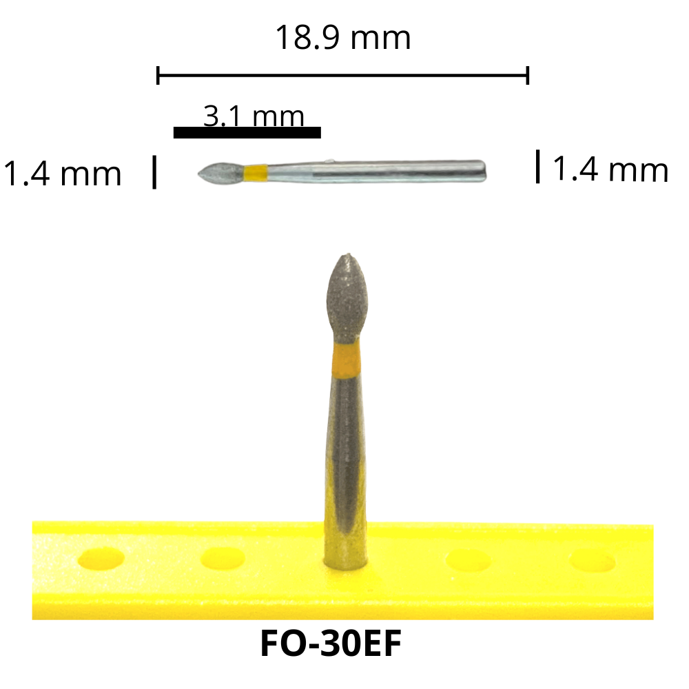 FO-30EF Flama Fresa Diamante Grano XFino Pza DT