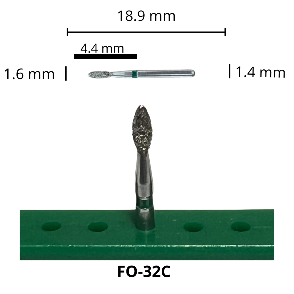 FO-32C Flama Fresa Diamante Grano Grueso Pza DT