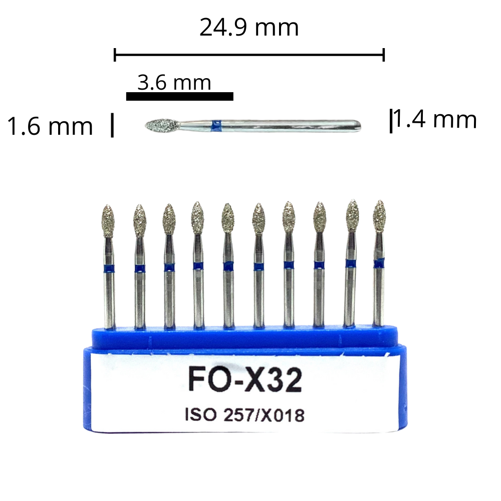 Fresa Flama Tallo Largo FO-X32 DT caja