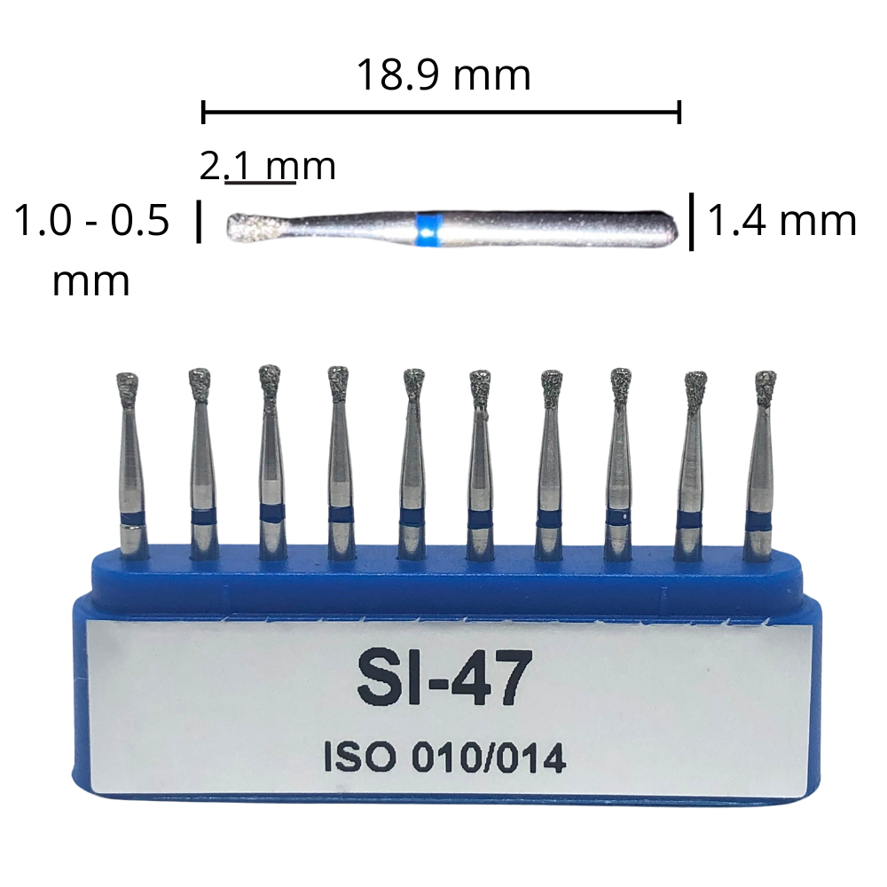 SI-47 Cono Invertido Fresa Diamante Grano Medio C/10 DT