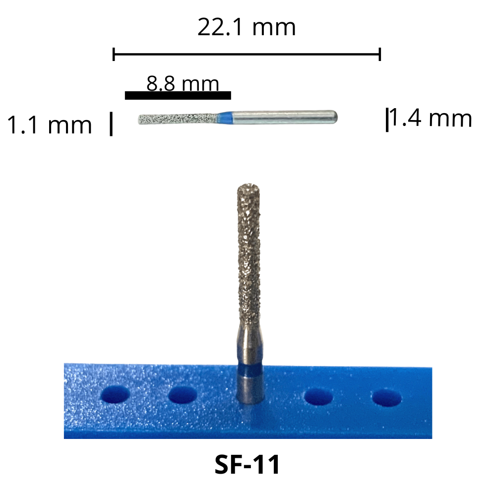 SF-11 Cilíndrica Fresa Diamante Grano Medio Pza DT