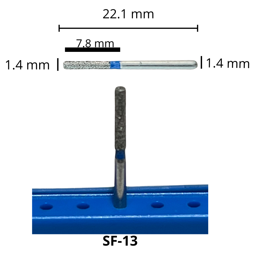 SF-13 Cilíndrica Fresa Diamante Grano Medio Pza DT