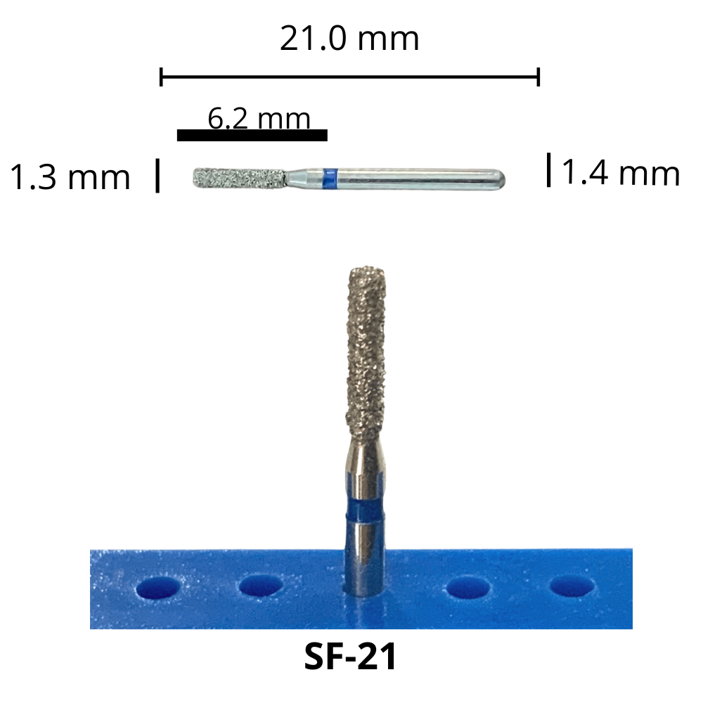 SF-21 Cilíndrica Fresa Diamante Grano Medio Pza DT