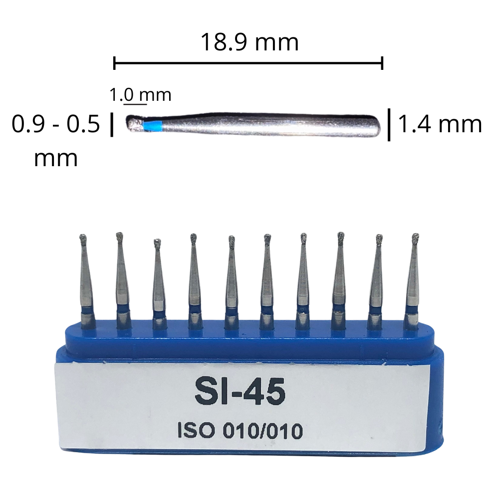 SI-45 Cono Invertido Fresa Diamante Grano Medio C/10 DT