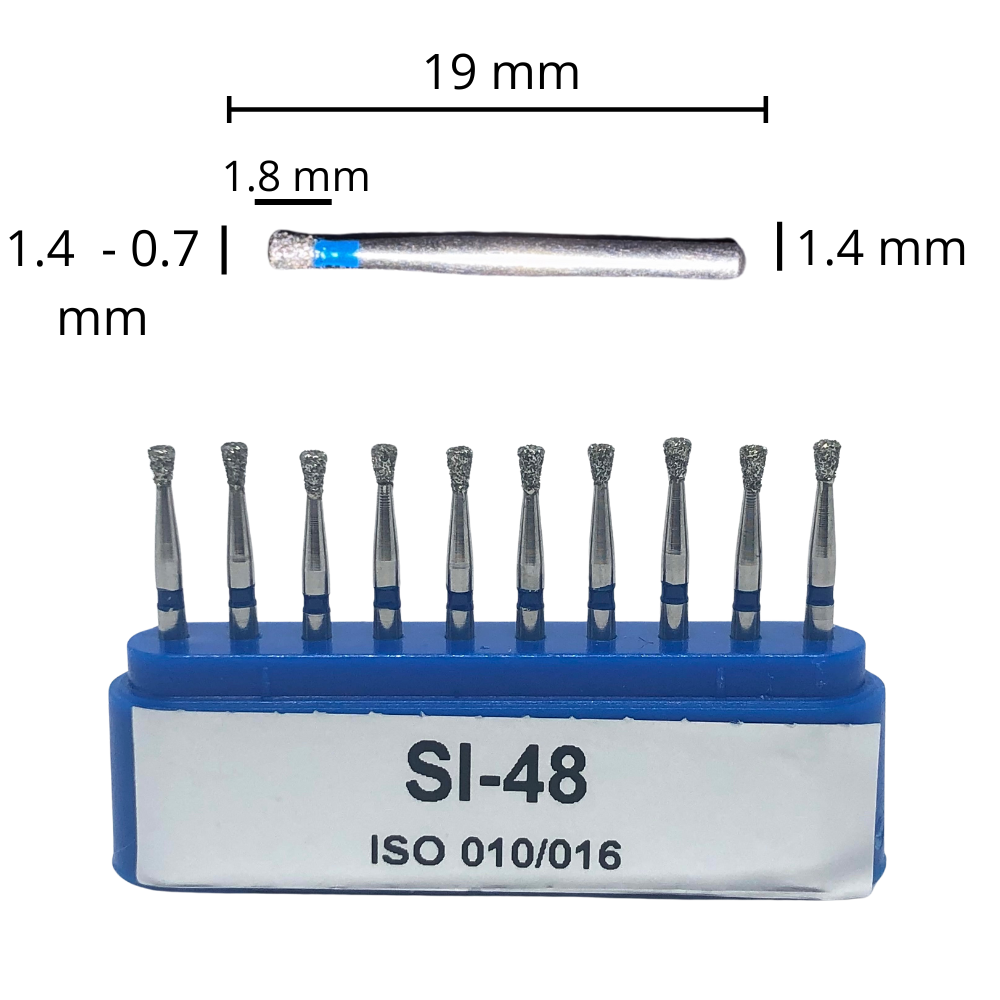 SI-48 Cono Invertido Fresa Diamante Grano Medio C/10 DT