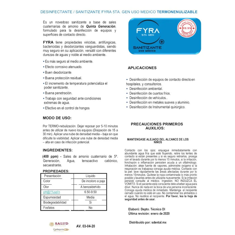 Fyra Azul 160 Toallas - Uso Médico (Toallitas)