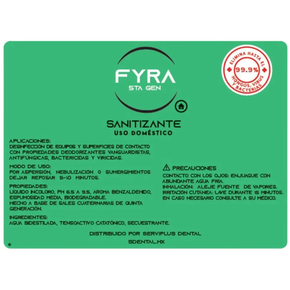 Fyra Verde 1 Lt c/ aspersor - uso general
