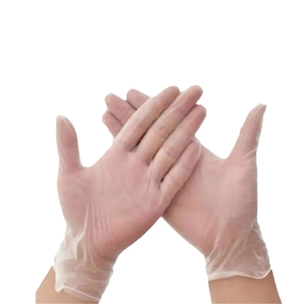 Guante Vinyl Libre De Polvo Transparente C/100 (Por peso) Uniseal