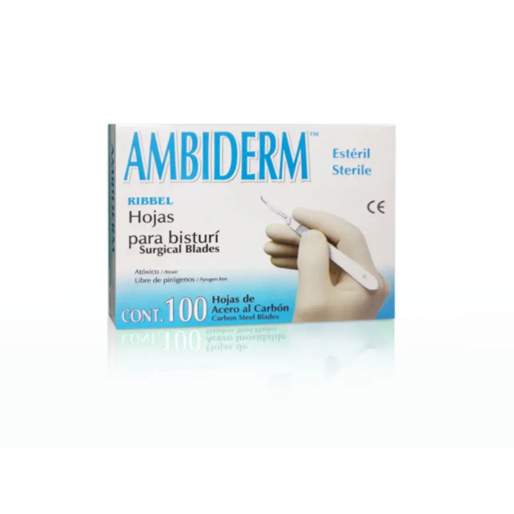 Hoja Bisturí caja C/100pz Ambiderm