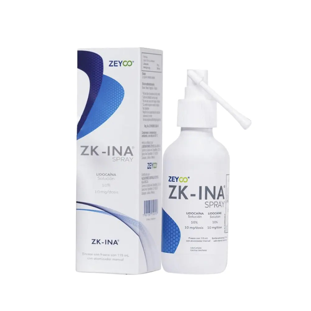 Zk-Ina Anestesia Topica Spray 115ml Zeyco