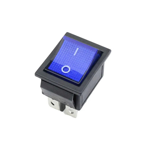 Interruptor Switch Luz Azul (4 Pines)