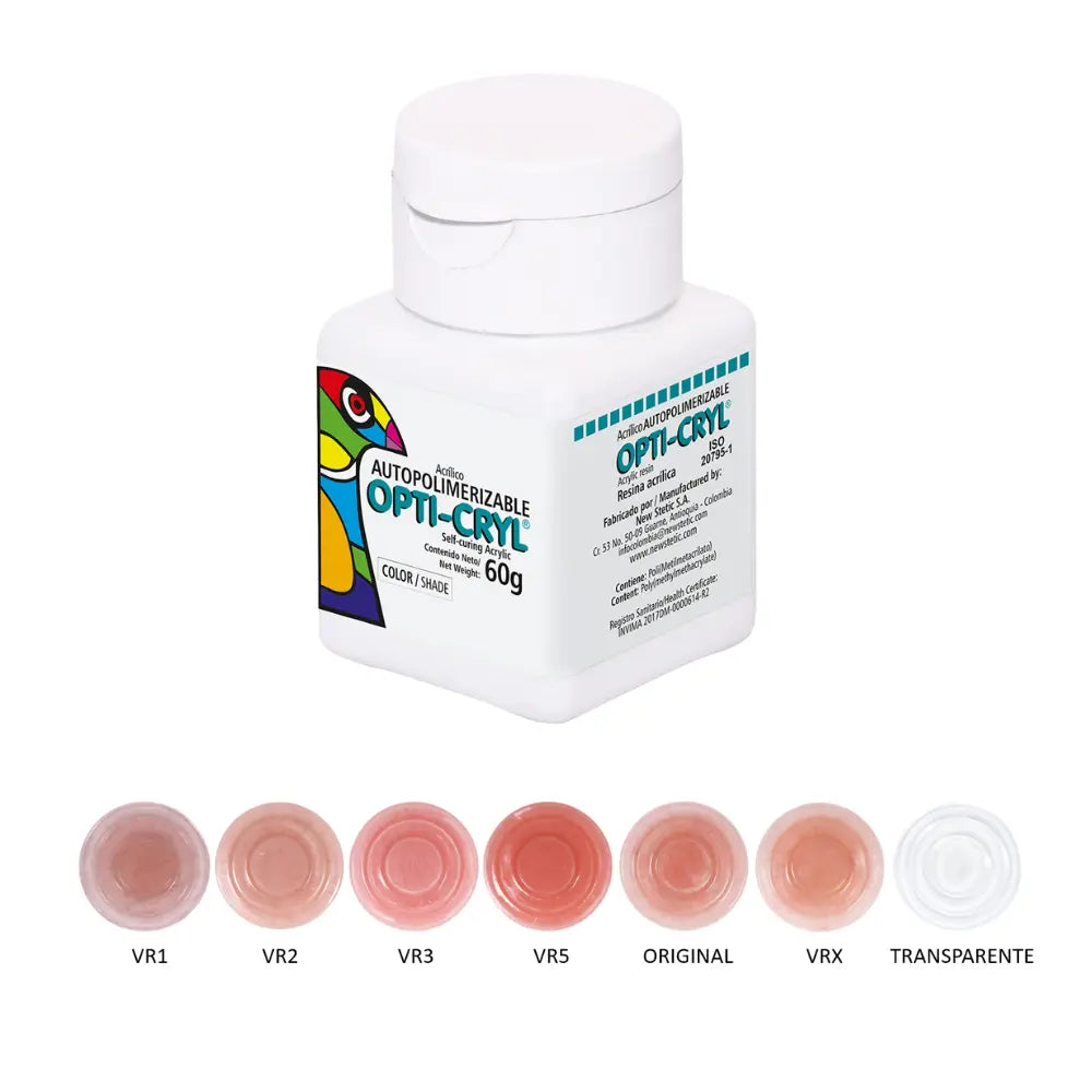 OptiCryl Acrilico Autocurable 60gr