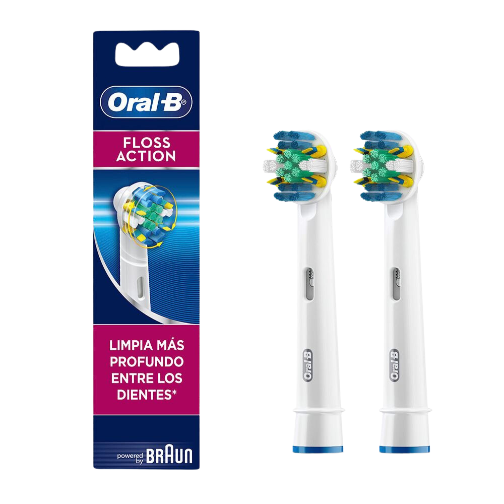 Floss Action C/2 Cepillo Repuesto (Electrico) Oral-B