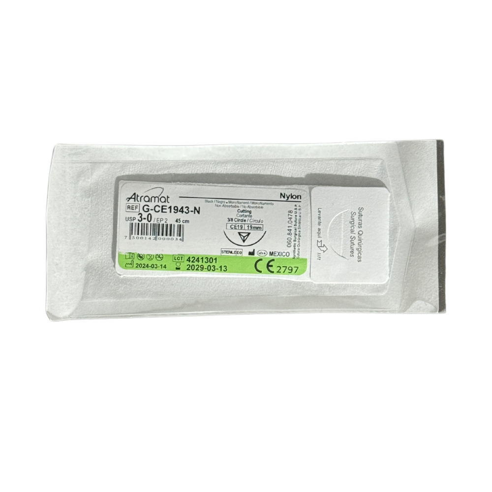 Sutura Nylon Atramat