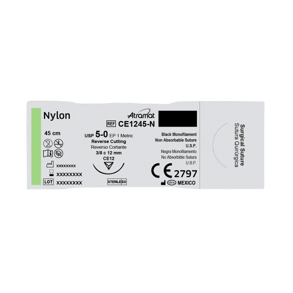 Sutura Nylon Atramat