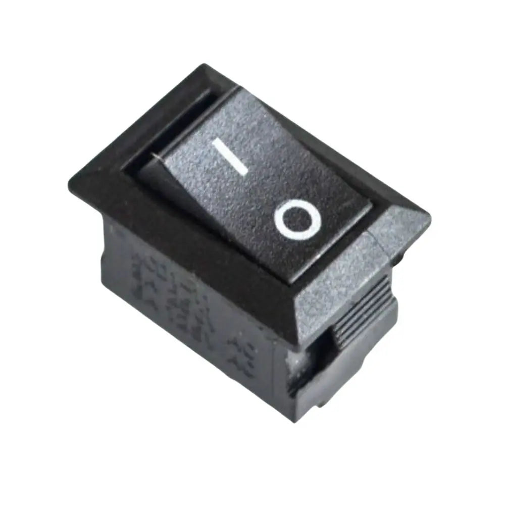 Switch Apagador Negro Rectangular (2Pines)
