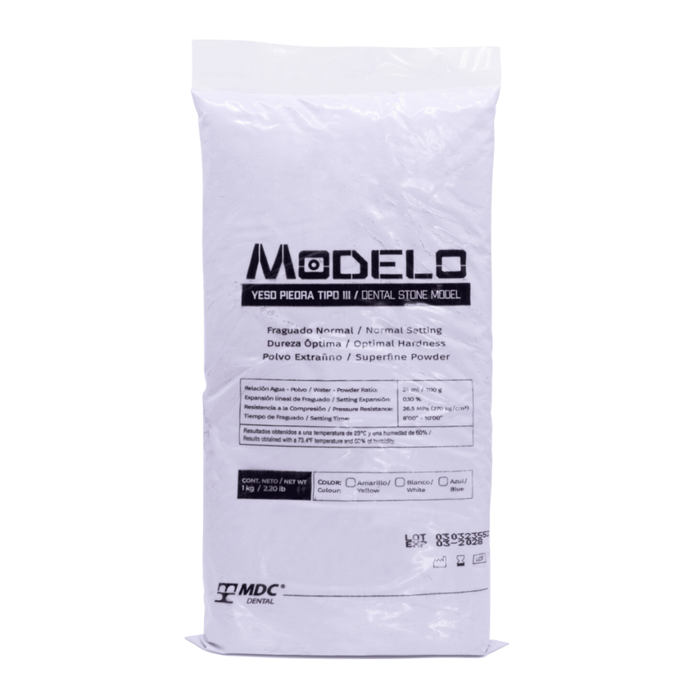 Modelo 1kg Yeso Piedra Tipo 3