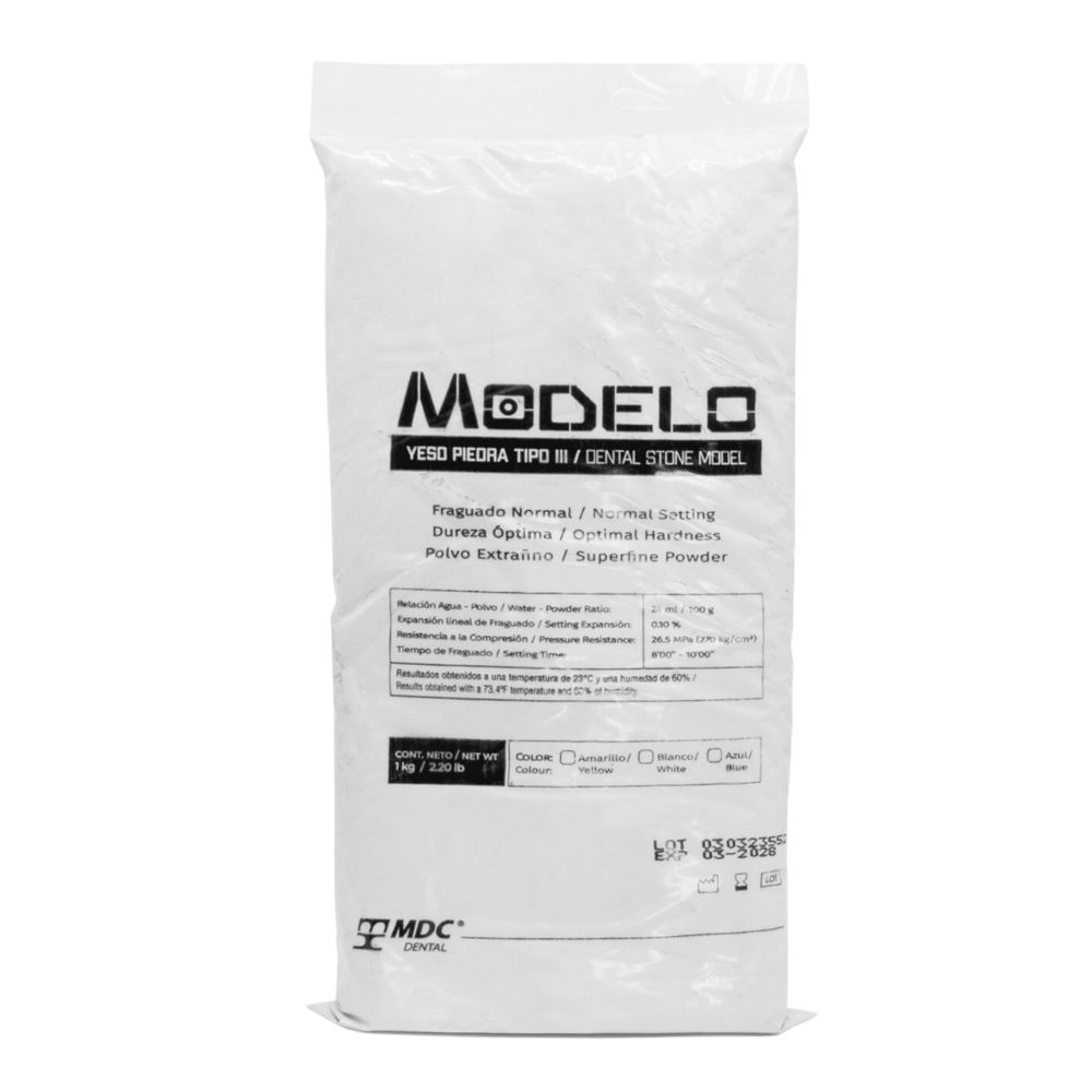 Modelo 1kg Yeso Piedra Tipo 3