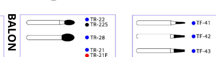 Fresas Balón DT TR-22 y TR-28
