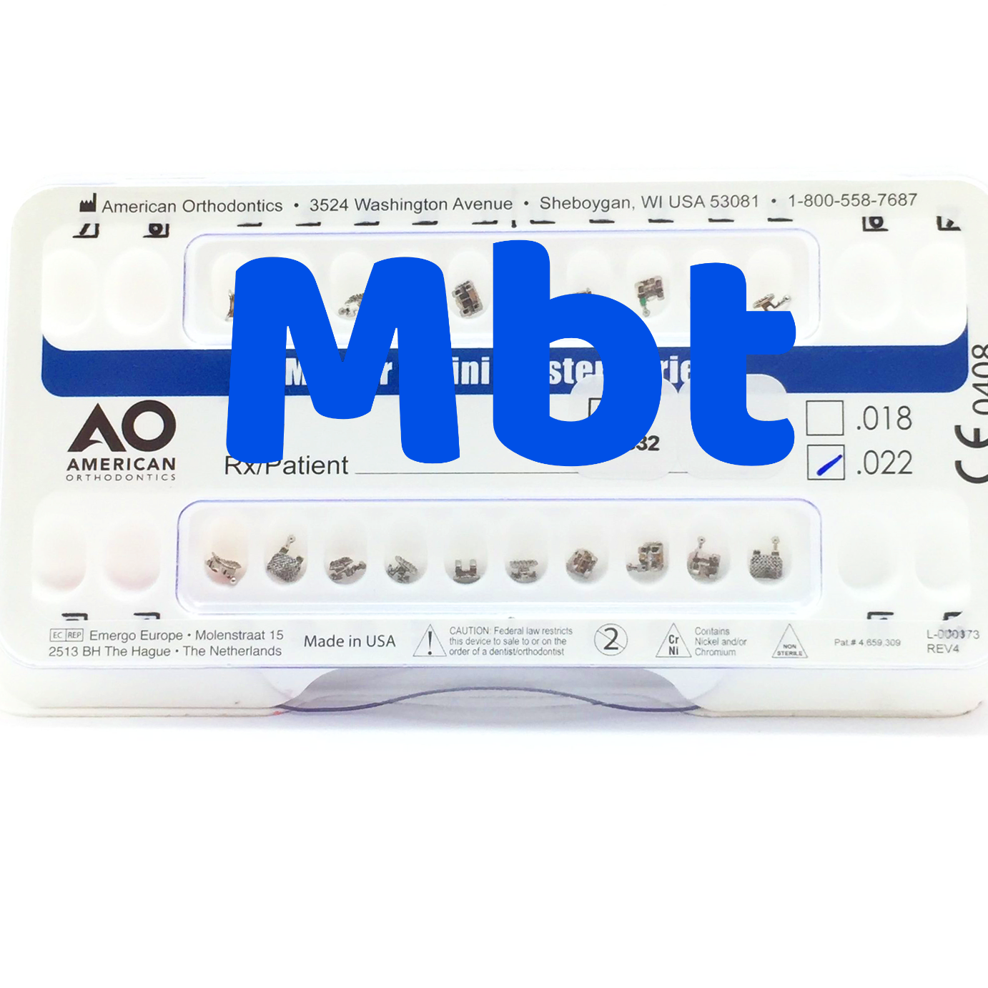 Brackets MBT Mini (Mc Laughlin) American Orthodontics