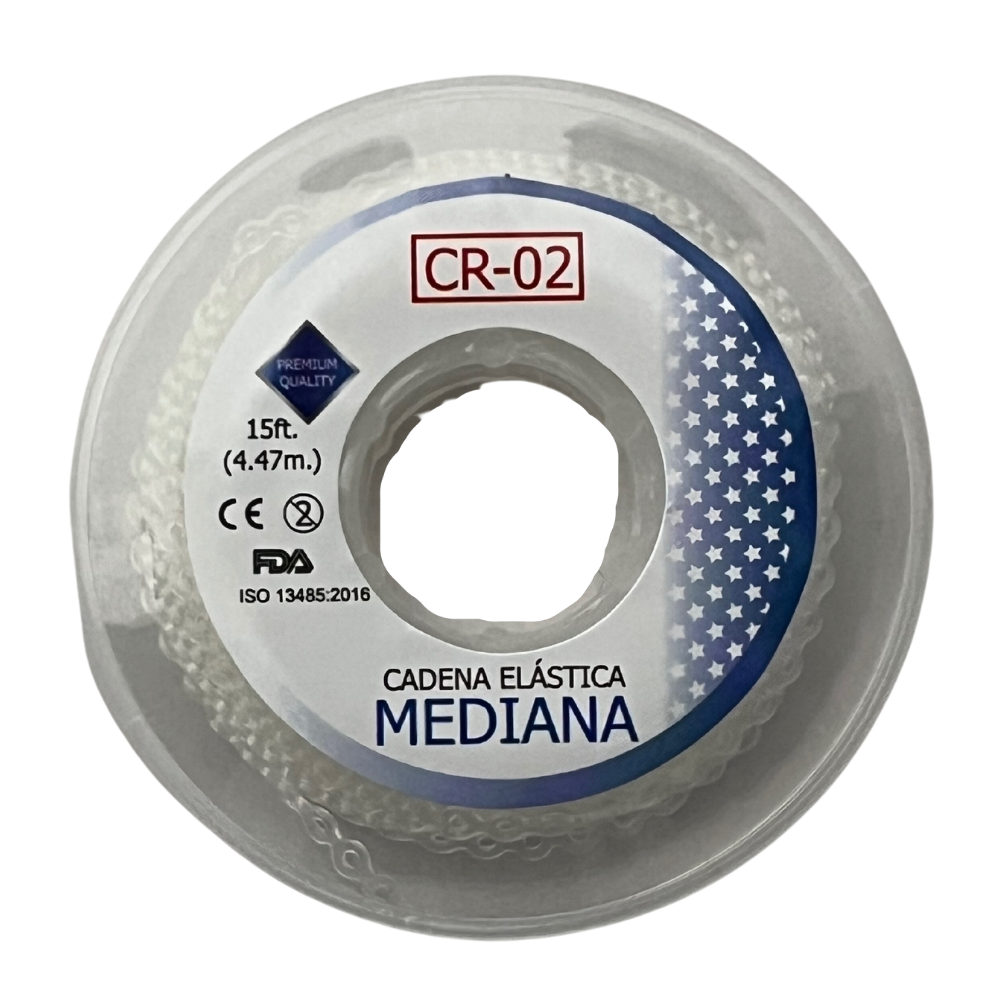 Cadena Elastica Colores P/ Ortodoncia 15 Ft  DT