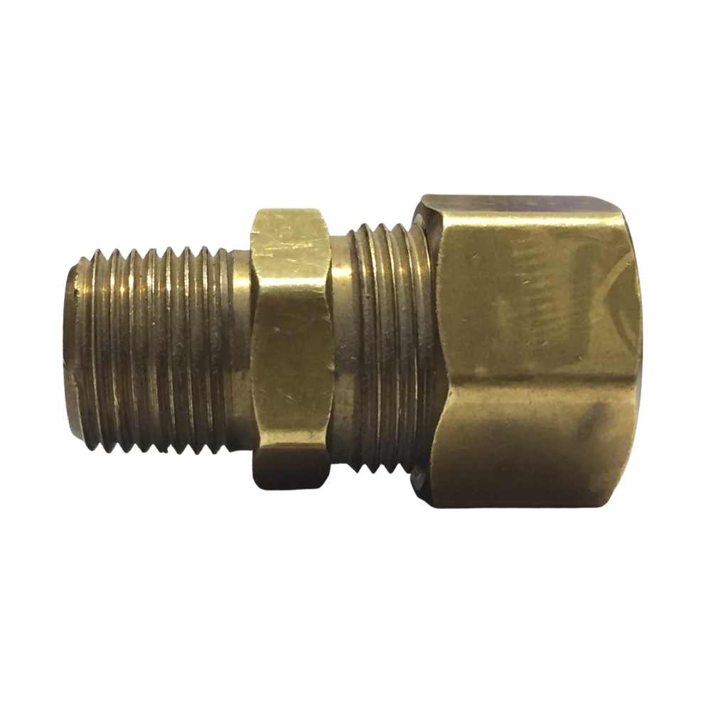 Conector Barril Recto 1/2” x 3/8” NPT Macho