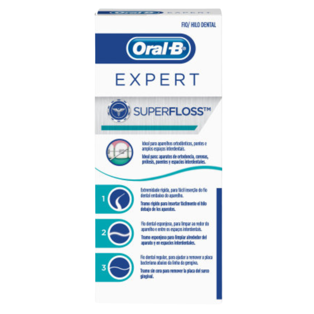 Hilo dental Super Floss 50pz Oral-B