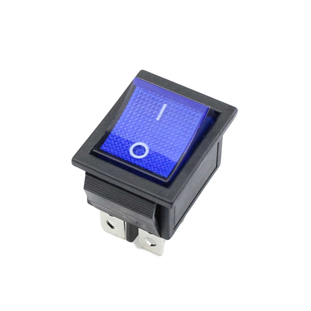Interruptor Switch Luz Azul (4 Pines) - SDENTAL.MX Deposito Dental