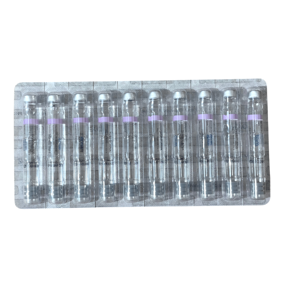 Turbocaina 4% Vidrio Blister C/10 Anestesia Cartucho Zeyco