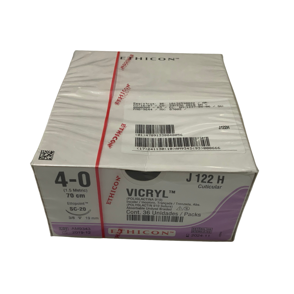 Sutura Vicryl 4-0 Caja C/ 36 Ethicon