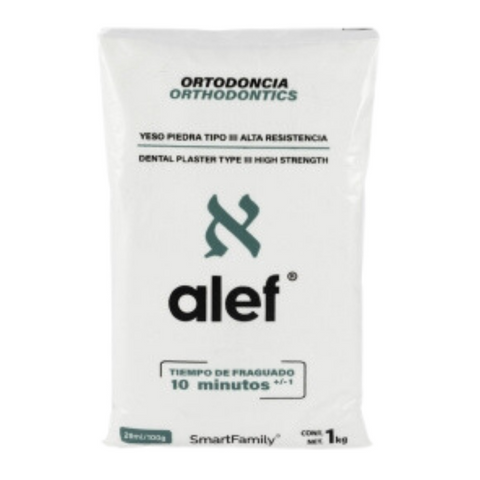 Yeso Ortodoncia Alef 1 Kg (Tipo III)