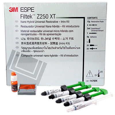 Resina Compuesta Filtek Intro Z250 XT Kit C/4 Jeringas 3M