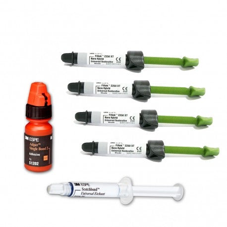 Resina Compuesta Filtek Intro Z250 XT Kit C/4 Jeringas 3M