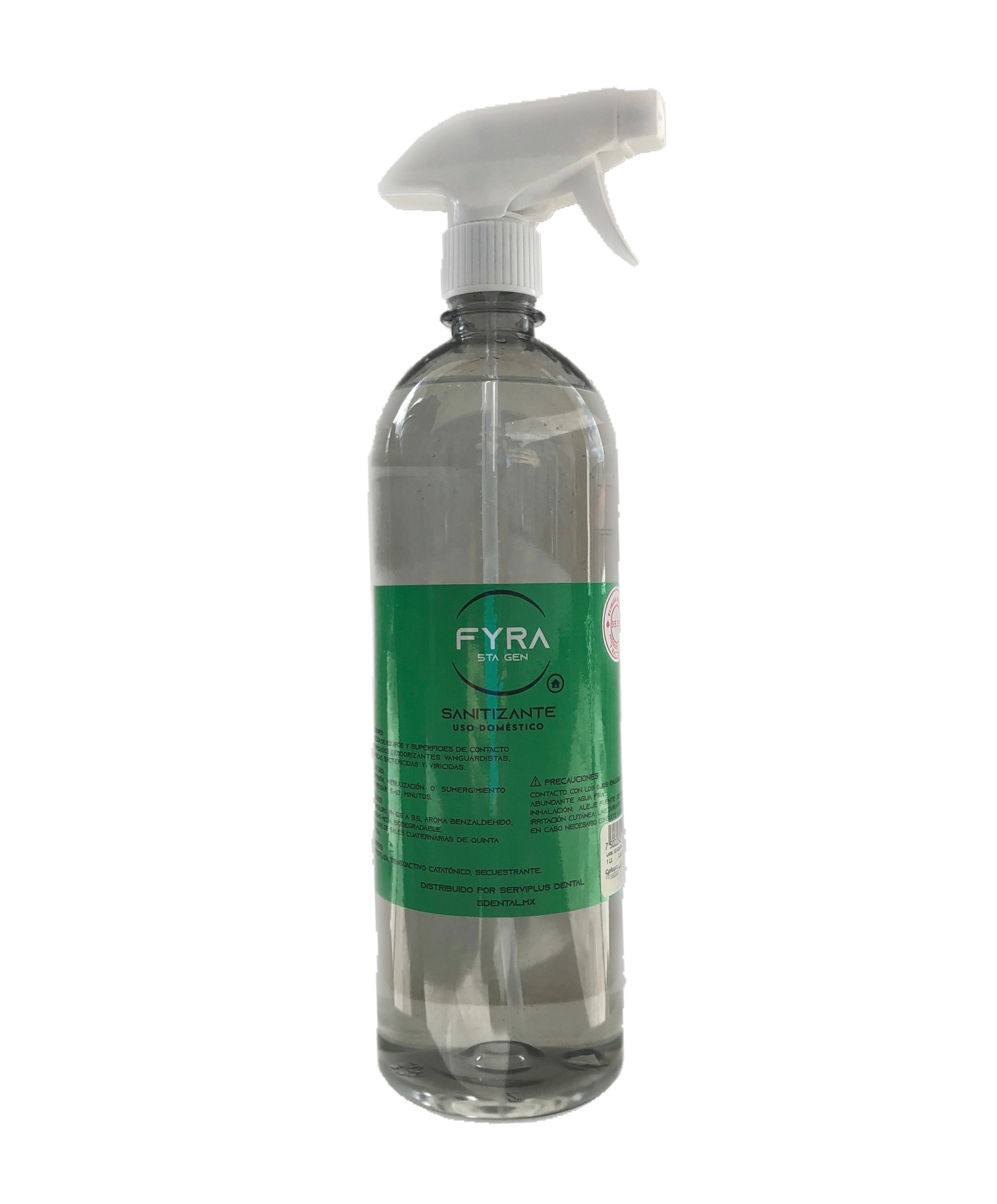 Fyra Verde 1 Lt c/ aspersor - uso general - SDENTAL.MX Deposito Dental