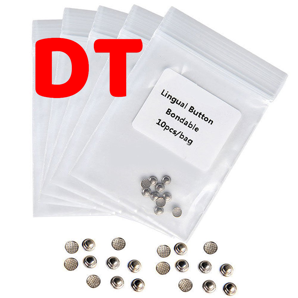 100 Crochets De Traction Fendus Pour Orthodontie – Boutons Lingual Sertissables