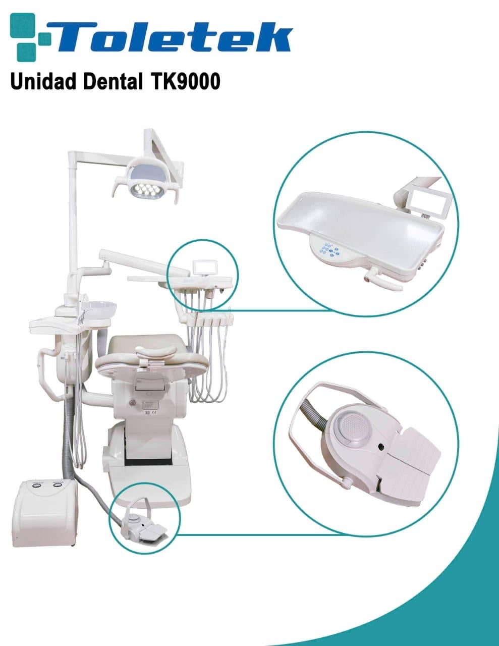 Sillón TK9000 Toletek (Unidad dental) - SDENTAL.MX Deposito Dental