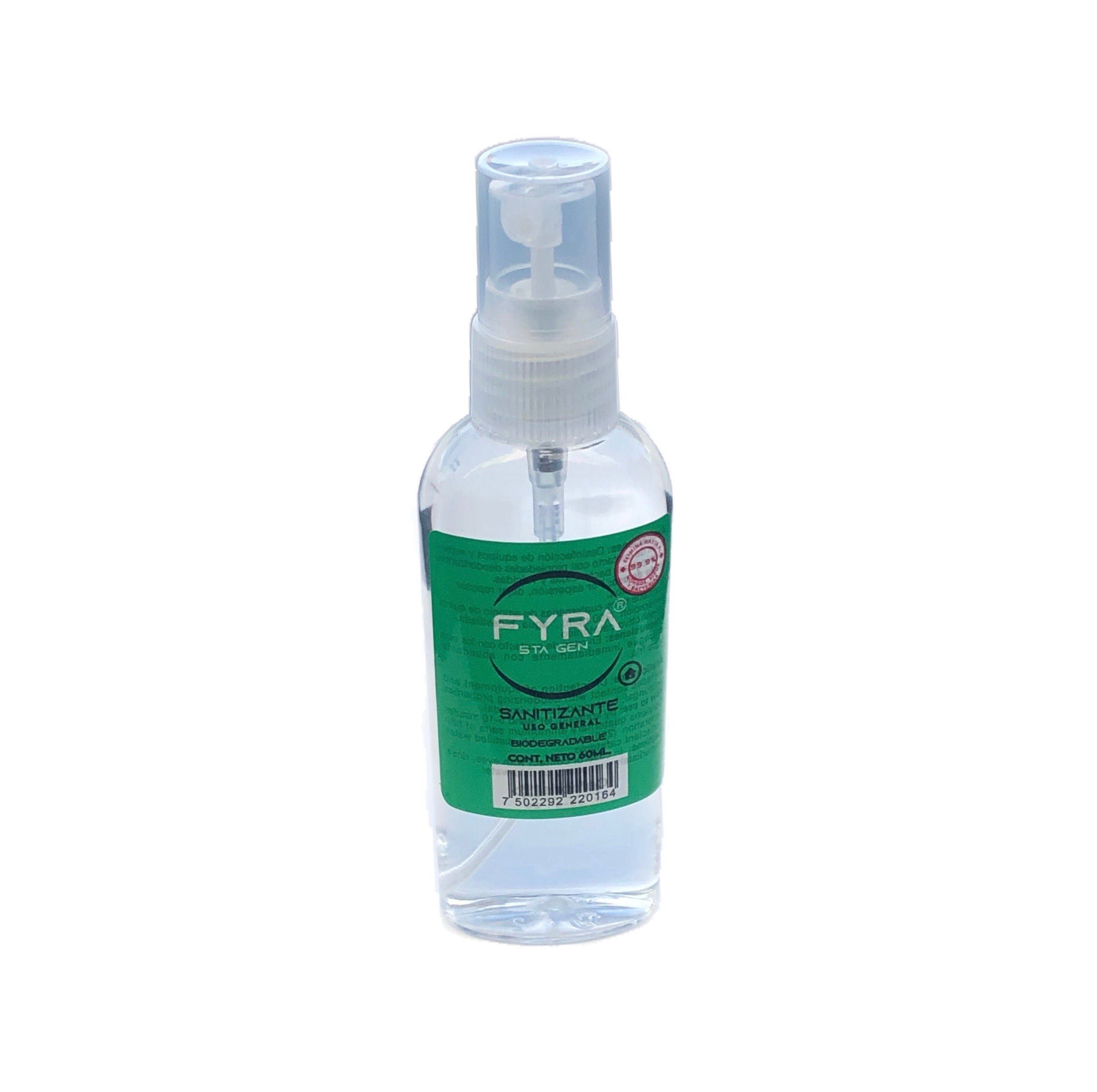 Fyra Verde 60 ml c/ atomizador - uso general - SDENTAL.MX Deposito Dental