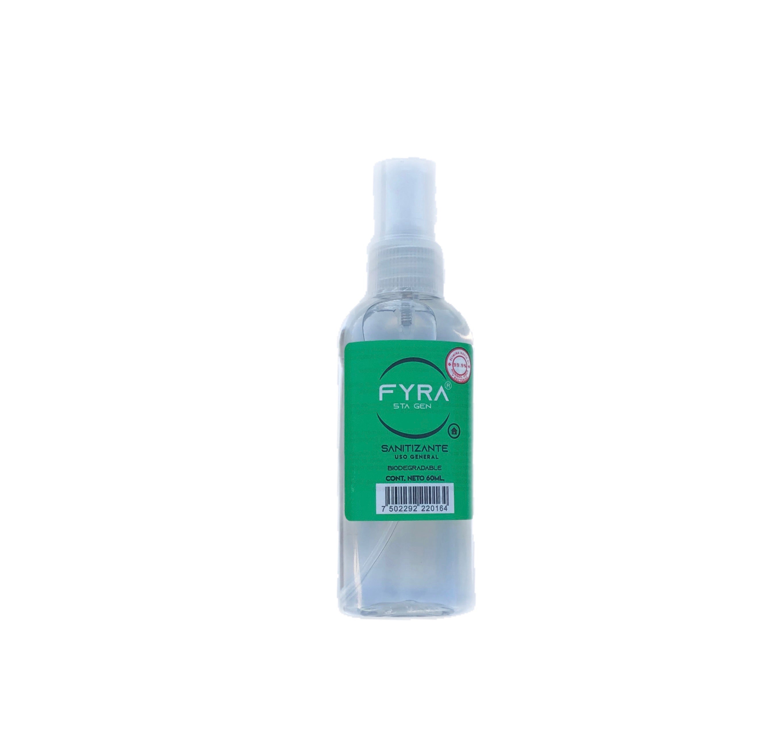 Fyra Verde 60 ml c/ atomizador - uso general - SDENTAL.MX Deposito Dental