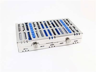Cassette Doble 20 instrumentos Azul IM9208 HU-FRIEDY