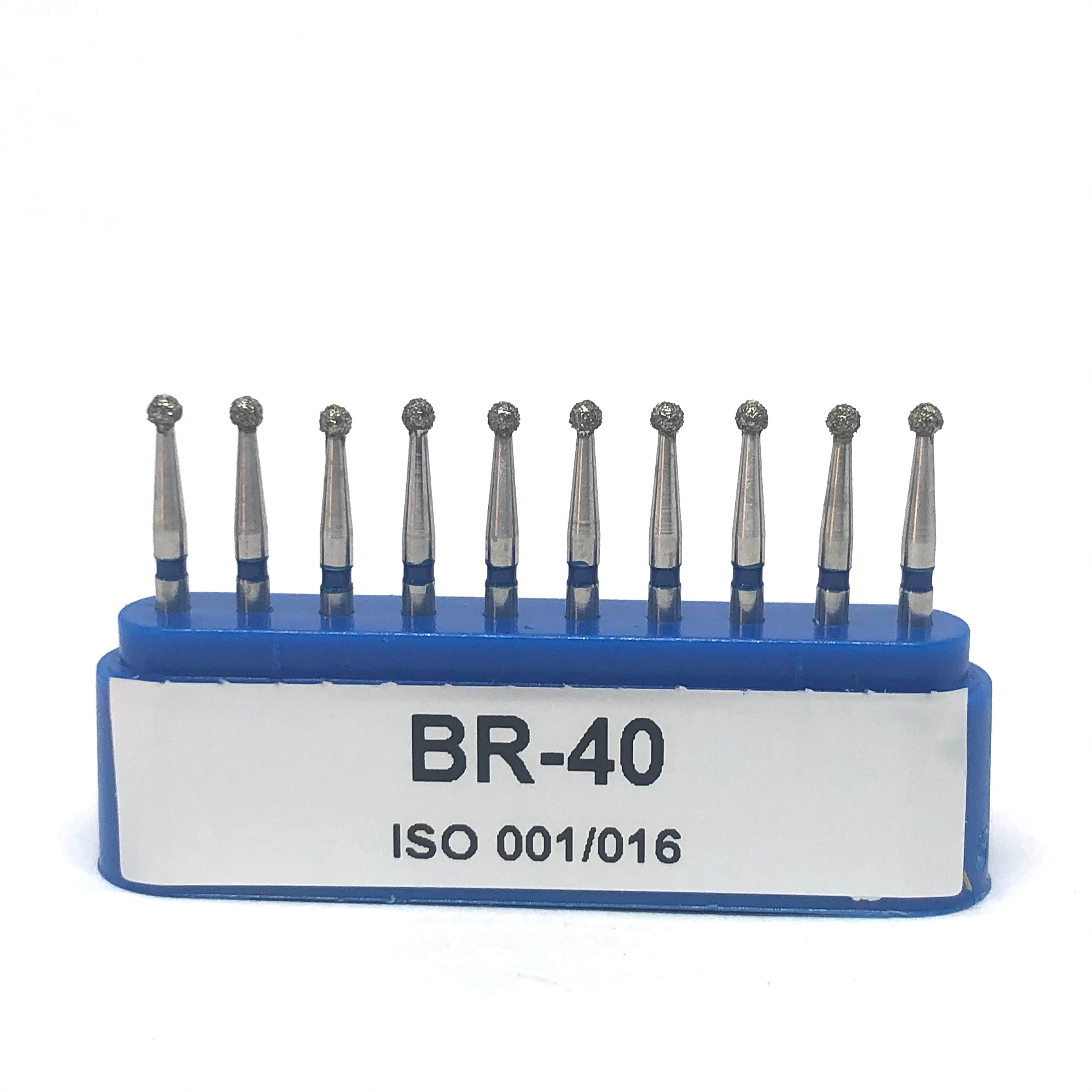 BR-40 Fresa Bola Diamante Grano Medio C/10 (FG 5)